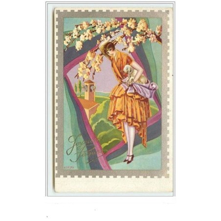 n°3603 - Bonora - Joyeuses Paques - Art Déco