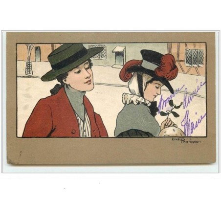 n°3609 - Ethel Parkinson - MM Vienne n 191 - Couple dont la femme à reçu du gui