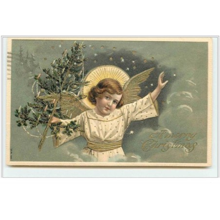 n°3635 - Anges se servant de fleur comme téléphone - Clapsaddle