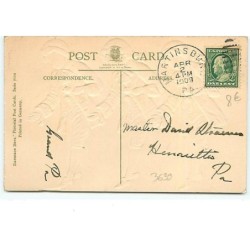 n°3639 - Carte Gaufree - Your best Birthday wishes - Garcons tendant la main