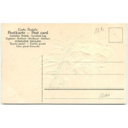 n°12040 - Carte Gaufrée - Vroolijk Kerstfeest - Anges - n°2