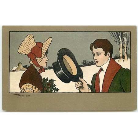 n°3759 - Ethel Parkinson - MM Vienne n°191 - Homme saluant une femme avec son chapeau