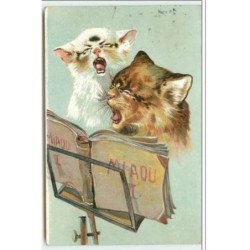 n°3780 - Chats chantant -...