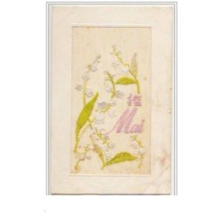 n°3803 - Carte Brodée - 1er...