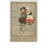 n°3810 - Ethel Parkinson - Couple de jeunes hollandais pêchant