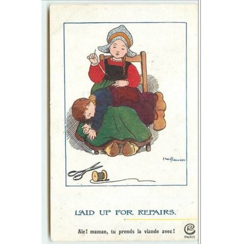 n°3815 - Ethel Parkinson - Aïe! maman, tu prends la viande avec!