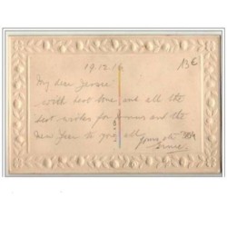 n°3854 - Carte Brodée - Pochette- Drapeaux