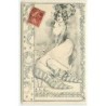 n°3964 - Gaston Noury - Femme avec soulier n°2