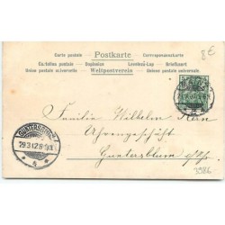 n°3986 - Fröhliche Ostern - Angelot portant un oeuf avec une brouette