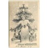 n°12073 - Fröhliche Weihnachten - Jeune Femme devant un sapin