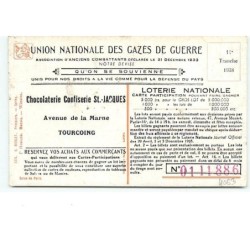 n°4063 - G. Nicolet - Lapina n°5174 - Primavera - Loterie Nationale - Pub Confiserie à Tourcoing  - Anciens Combattants