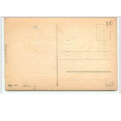 n°4065 - Enfant roulant dans une voiture en forêt - carte écrite en russe