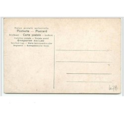 n°4078 - Femme et ange sur un petit pont de bois