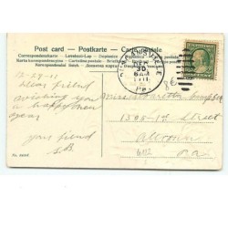n°4122 - Carte Gaufrée - New Years Greetings - Angelot avec du courrier