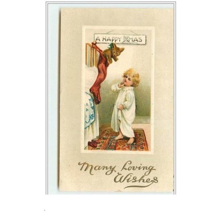 n°4139 - A Happy Christmas - Many Loving Wishes - Teddy Bear