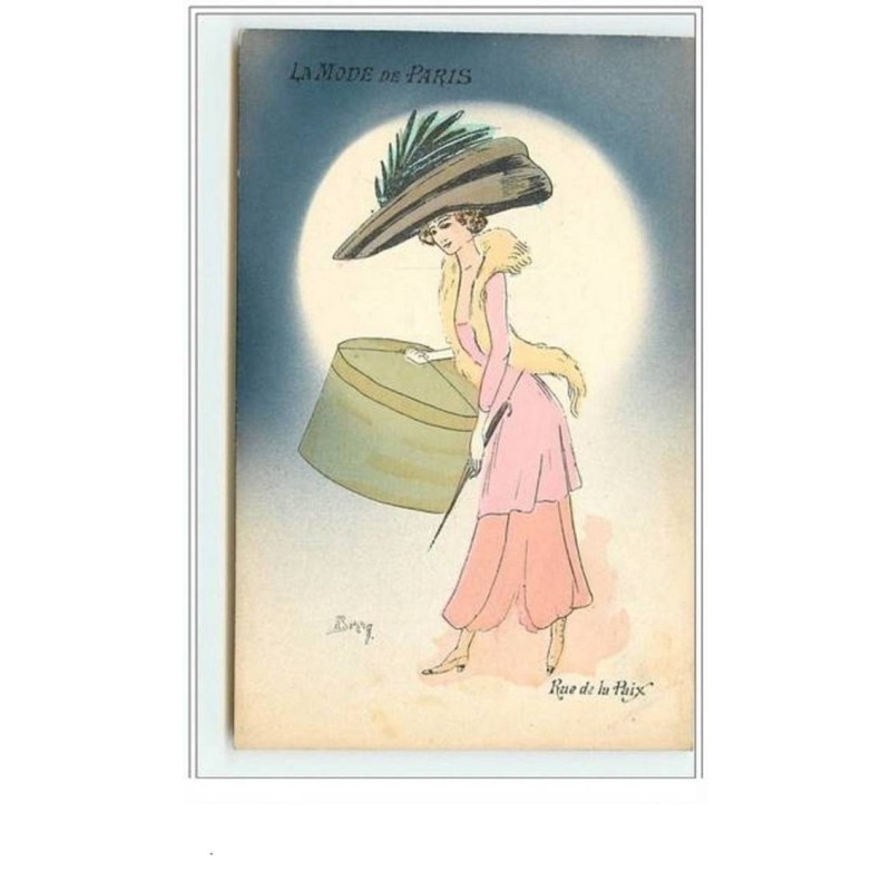n°414 - La Mode de Paris - Rue de la Paix signée Bren