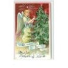 n°4142 - En fridfull Jul - Ange mettant des bougies dans un sapin