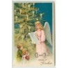 n°4143 - God Jul - Ange parlant à des enfants