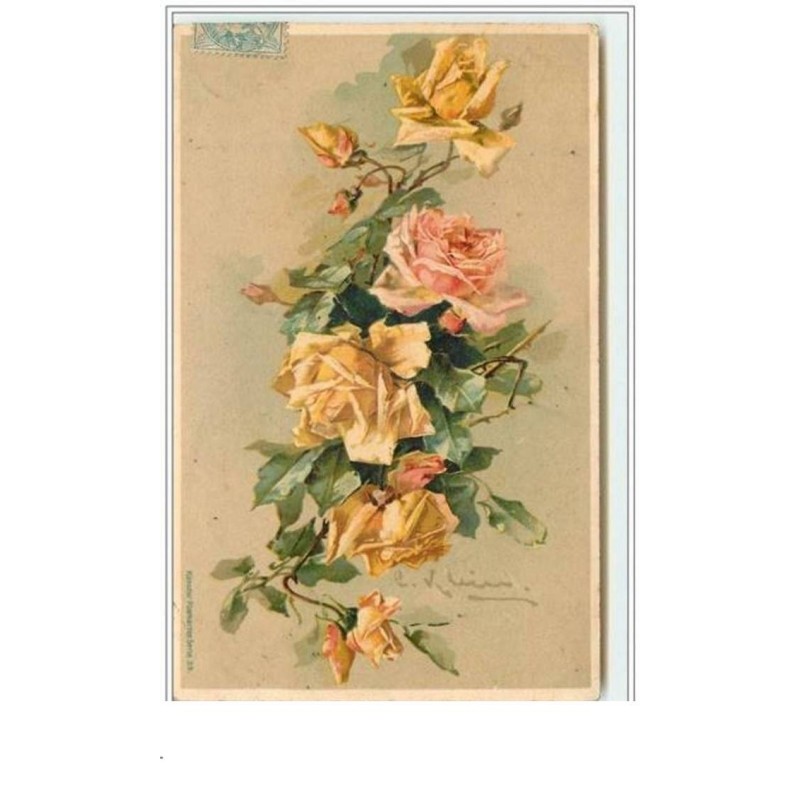 n°4158 - Catharina Klein - Bouquet de roses jaunes