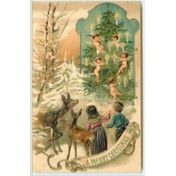 n°4176 - Carte Gaufrée - A...