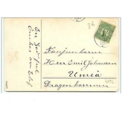 n°4192 - God Jul - Père Noël dans un médaillon