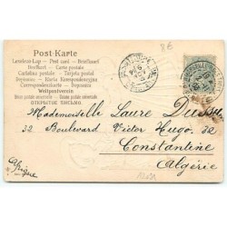 n°12091 - Carte Gaufrée - Enfants jouant à la balle