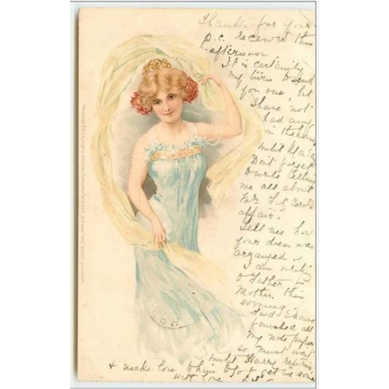 n°4218 - MSM - Femme avec un drapé - Meissner amp  Buch