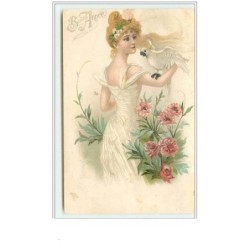 n°428 - Carte Gaufrée -...