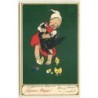 n°4298 - Joyeuses Pâques - MM Vienne n°219 - Enfant avec une poule noire