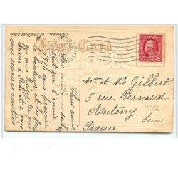 n°4356 - Carte Gaufrée - A Golden Wish for a Happy New Year - Enfants - Cloche