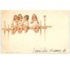 n°4390 - Verlag Carl Baum - Quatre Enfants sur un banc prenant le café