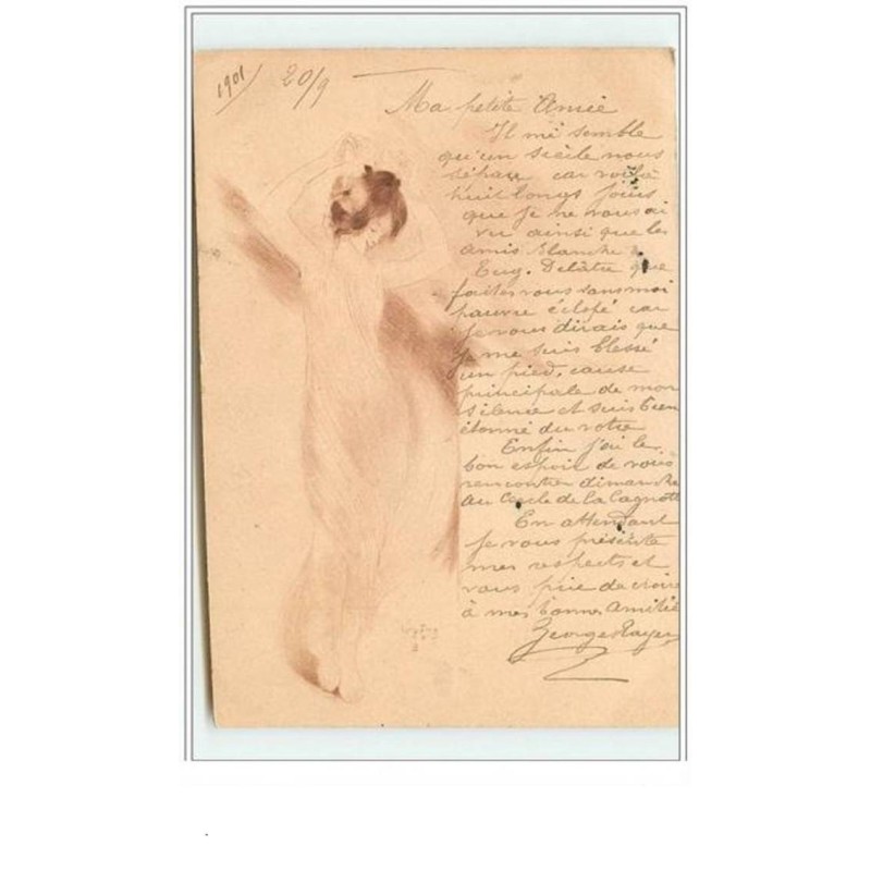 n°465 - Léon Dux - Femme dansant