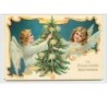 n°484 - Angelots autour d'un sapin