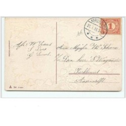 n°493 - Carte Gaufrée - Angelot et Saint Bernard