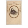 n°5013 - Carte Brodée - Tissée Soie - Paysage 2