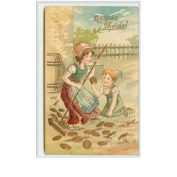 n°5036 - Carte Gaufrée -...