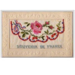 n°5157 - Carte Brodée avec...