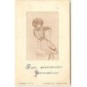 n°12117 - Lituanus CP 189 - Jeune Femme de dos assise - style Boutet