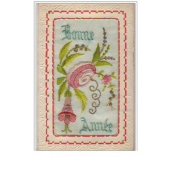 n°5259 - Carte Brodée -...