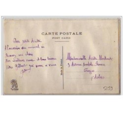 n°5259 - Carte Brodée - Bonne Année - Fleurs roses