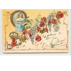 n°529- Carte Gaufrée -...