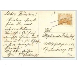n°532 - Fröhliche Ostern - Fillette avec des oeufs - Style Ebner