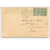 n°5332 - Carte Gaufrée - Joyeuses Pâques - Fillette avec un coq