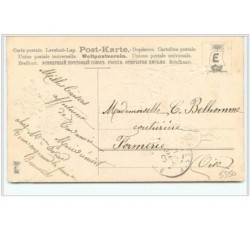 n°5350 - Carte Gaufrée - Anges trinquant