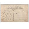 n°5358 - Carte Brodée avec pochette bleue - Rose