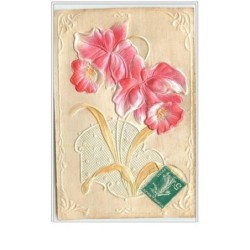 n°5362 - Carte  en soie -...