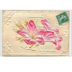 n°5363 - Carte  en soie -...