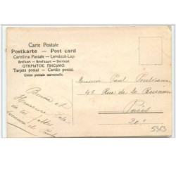 n°5363 - Carte  en soie - Fleurs roses