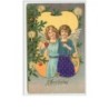 n°539 - Carte Gaufrée - A Merry Christmas  - Anges