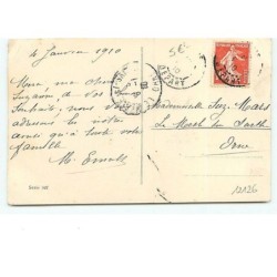 n°12126 - Bonne Année - Teckels sortant d'un seau de Champagne